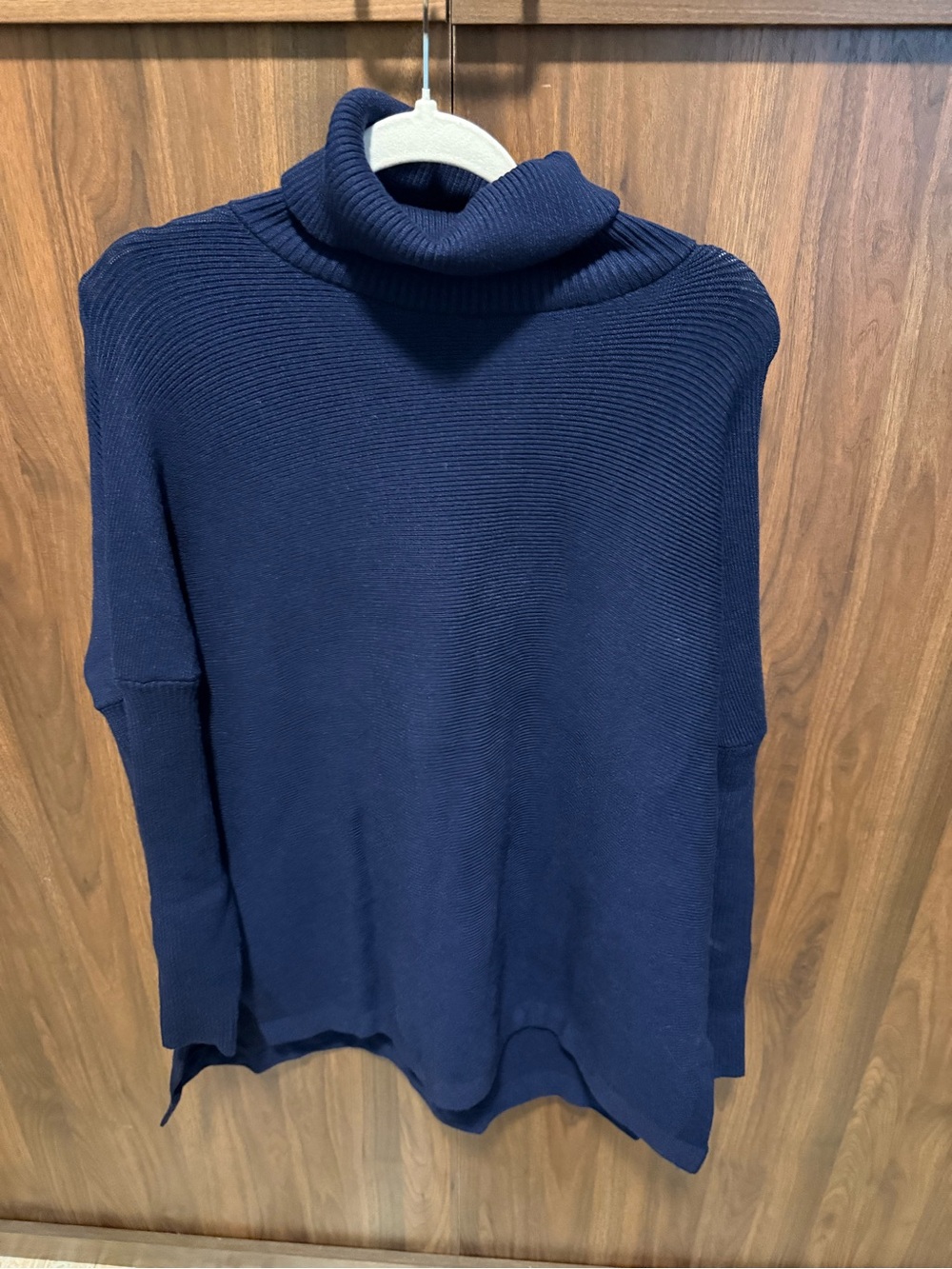 NWT Navy Turtleneck Knit Sweater, Size XL